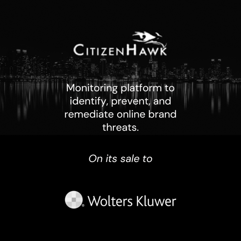 Citizen Hawk Sale to Wolters Kluwer