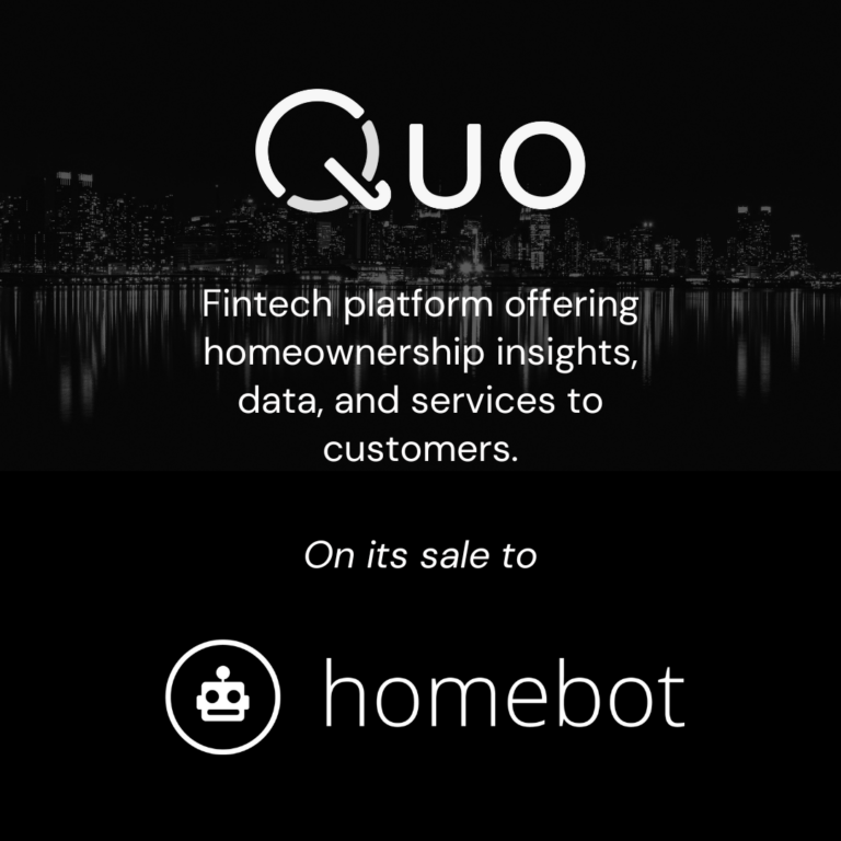 Quo Sale to Homebot